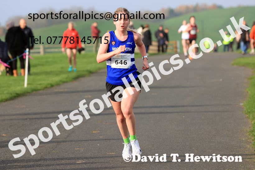 Mens and Womens Under-17s and Under-20s 2025 Heaton Memorial 10k Road Race, Newcastle Town Moor, Sunday, November 9th. Photo: David T. Hewitson/Sports for All Pics